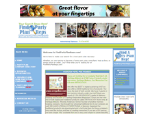 Tablet Screenshot of findpartyplanreps.com